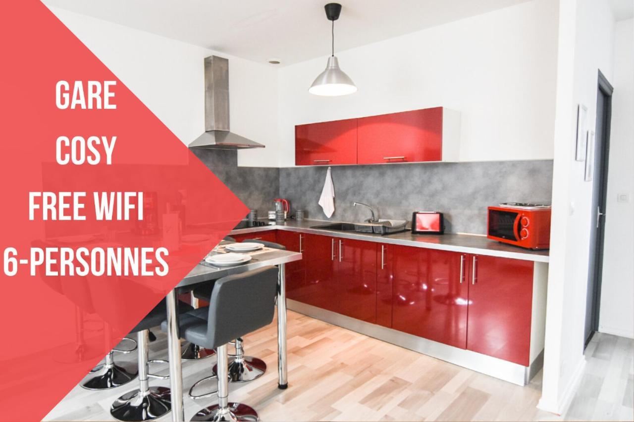 Appartement "Le Terminus " Gare-Cosy-Wifi 6 Personnes Σεν-Κεντέν Εξωτερικό φωτογραφία